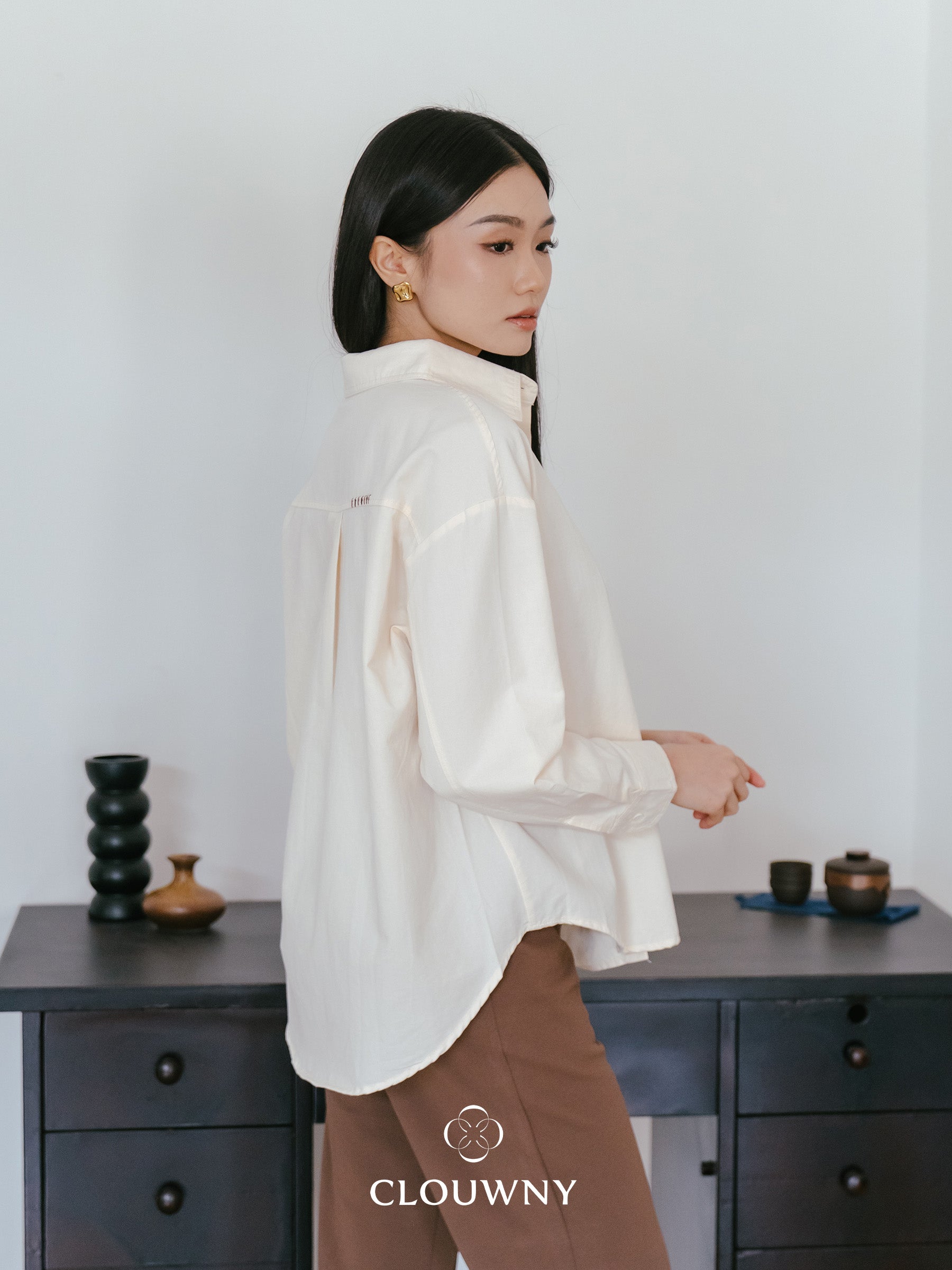 Travis Pocket Shirt - Broken White
